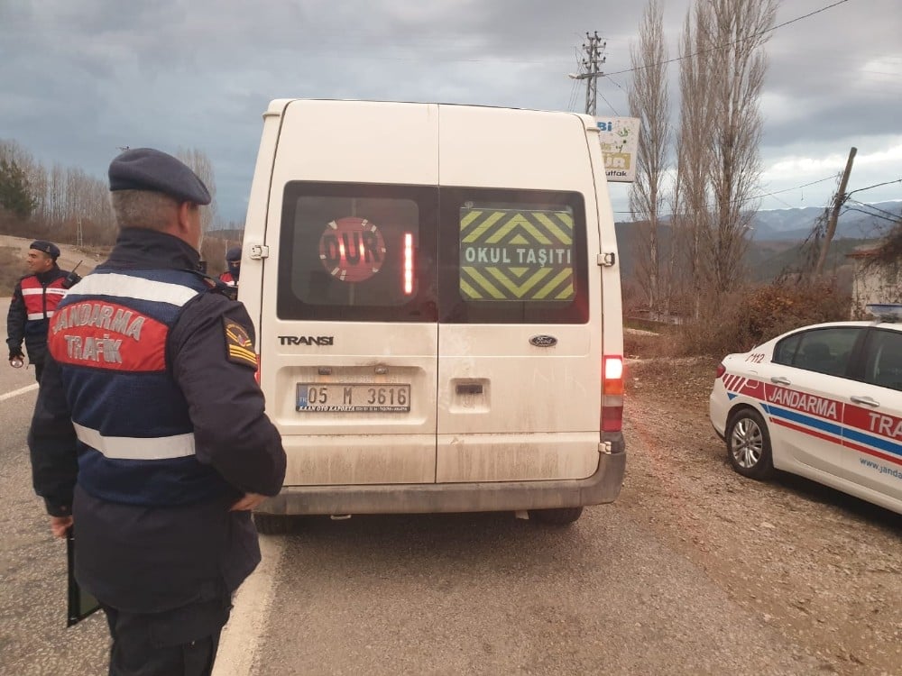 Servis araçlarına denetim, şoförlere seminer 