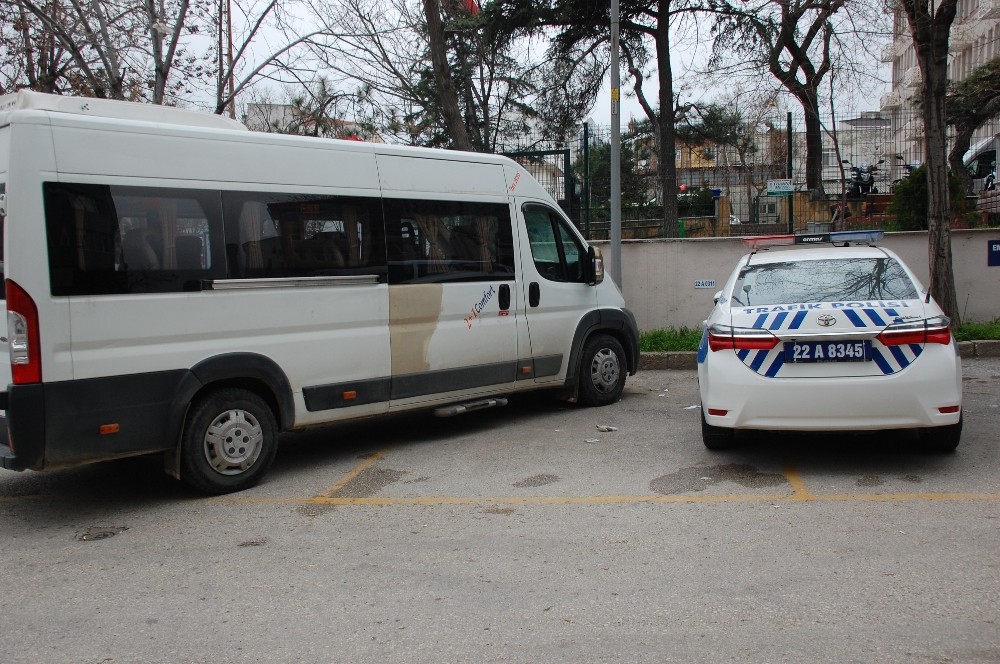 Servis şoförü, ikinci kez alkollü yakalandı 