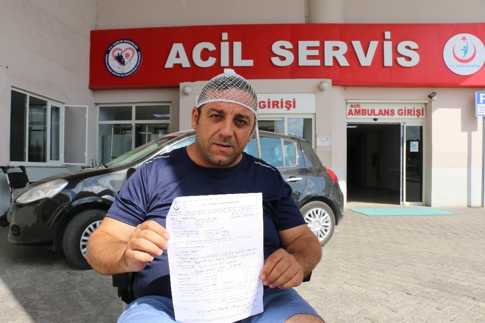 Servis sürücüsünün darp edilme anı kameralara yansıdı 