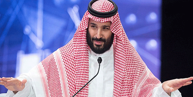 Ses var ama maalesef görüntü yok! Veliaht Prens Selman İsrail'e esti gürledi