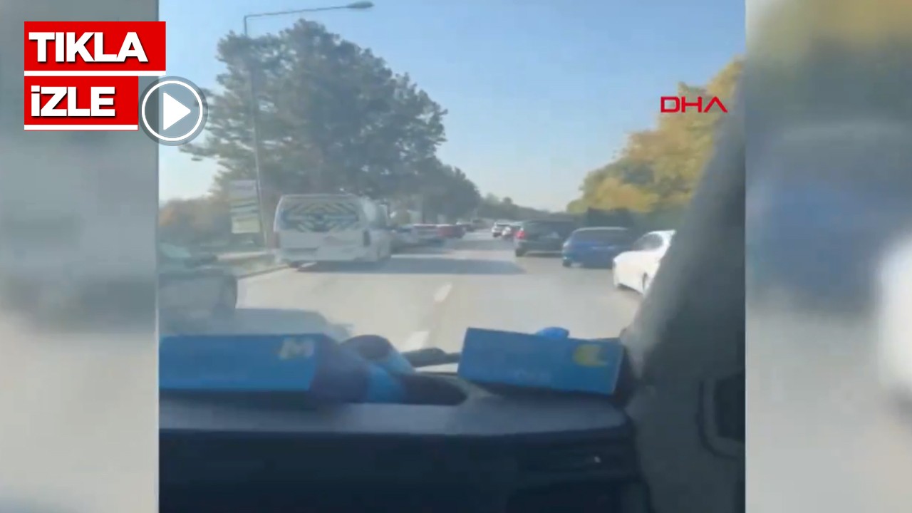 Sesi duyanlar fermuar sistemine katıldı Sıkışık trafikte örnek davranış