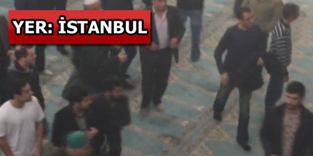 Sesler ortalığı karıştırdı, cemaat camiyi terk etti