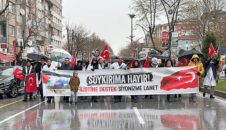 'Sessiz yürüyüş' Çocuklar uyanmasın... Siyonist İsrail binlerce çocuğu katletti... 'Sessiz yürüyüş'te katledilen çocuklar akla geldi