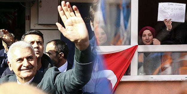 Sevginin saf hali! Binali Yıldırım'ı görünce...