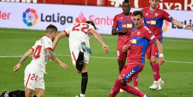 Sevilla sahasında rahat geçti