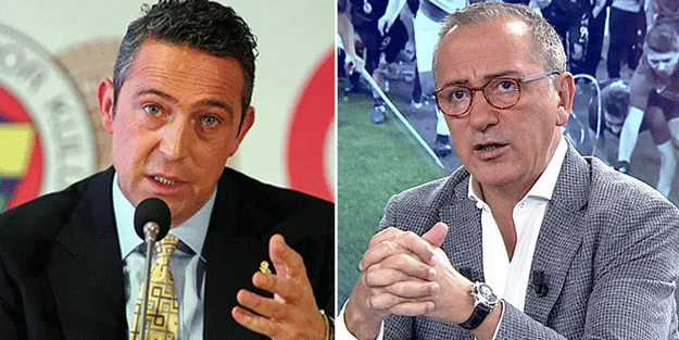 Sevinci kursağında kalmış! Fatih Altaylı ve Ali koç karşı karşıya