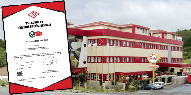 Seyidoğlu Gıda’ya TSE Covid 19 güvenilir üretici belgesi