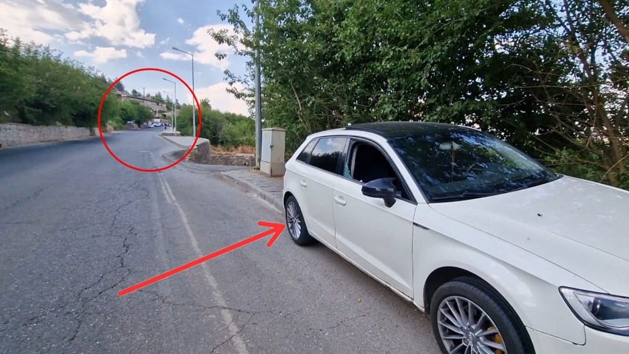 Seyir halindeyken önü kesildi! Vurulan sürücünün aracı 700 metre sonra durdu