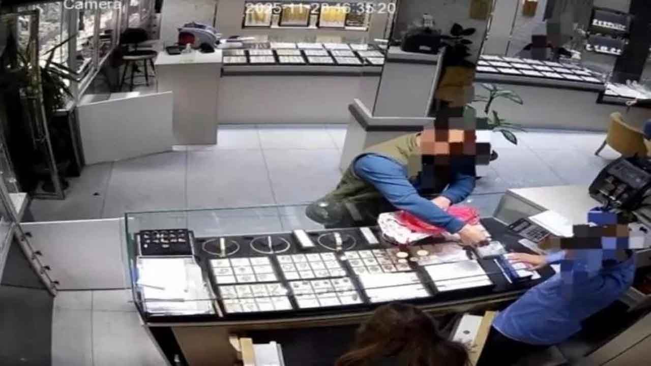 Şeytan olsa bu kadarını yapardı: Altın hırsızından şaşkına çeviren kamera oyunu