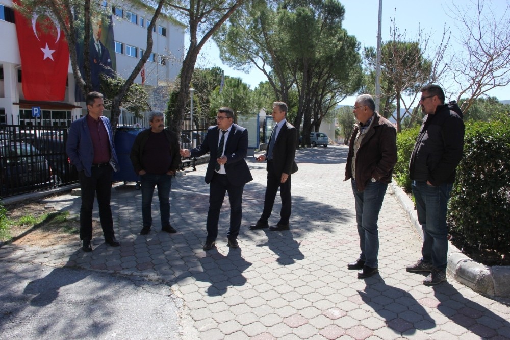 SGK personeli ile taksiciler arasında kuş tartışması 