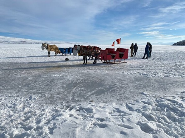 Sibirya değil Türkiye! Dere ve göller buz tuttu
