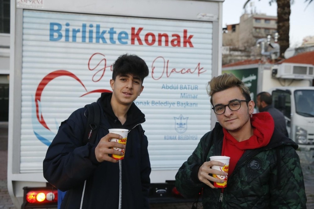 Sıcak çorbanız Konak’tan 