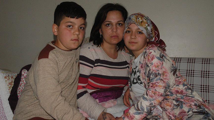 Şiddet mağduru kadın hayata çocuklarıyla tutunuyor