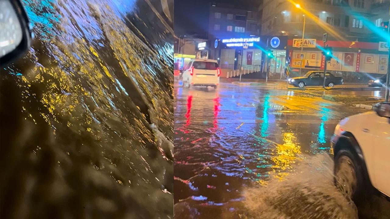 Şiddetli dolu Bursa'yı felç etti! Trafik kilitlendi