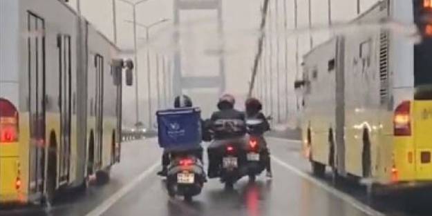 Şiddetli lodos, en çok moto kuryeleri vurdu! 