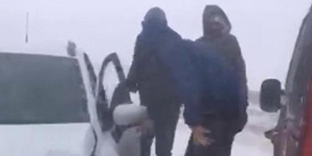 Şiddetli tipi, zincirleme kazaya neden oldu
