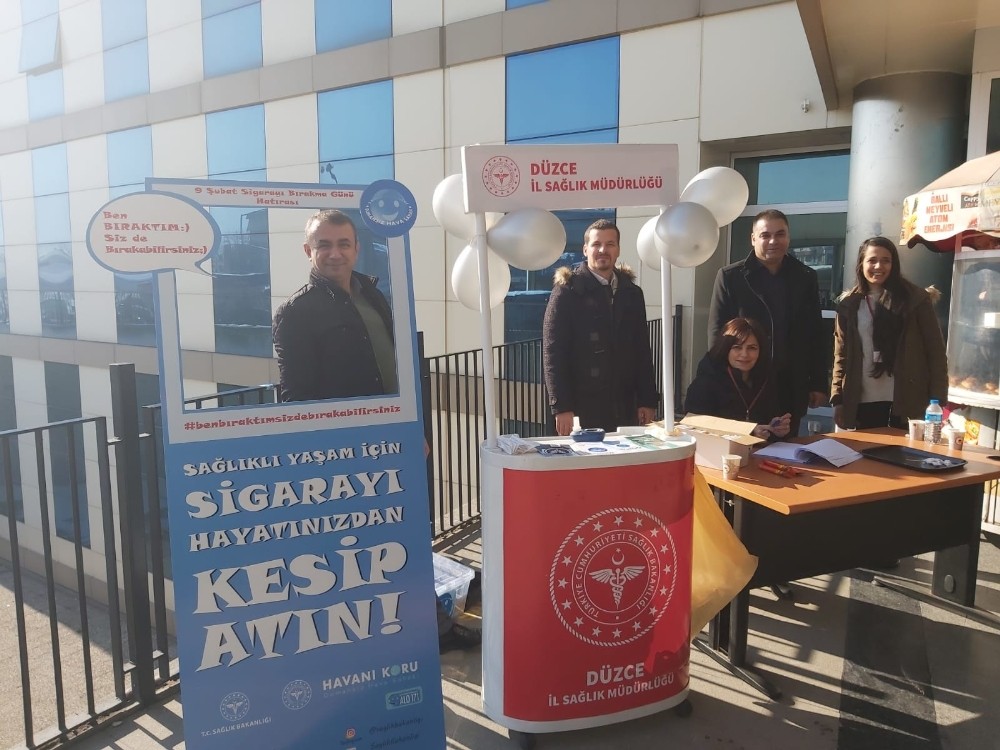 Sigaranın zararları anlatıldı karbonmonoksit ölçümleri yapıldı 
