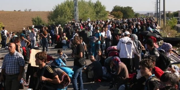 Sığınmacılar ikna edildi