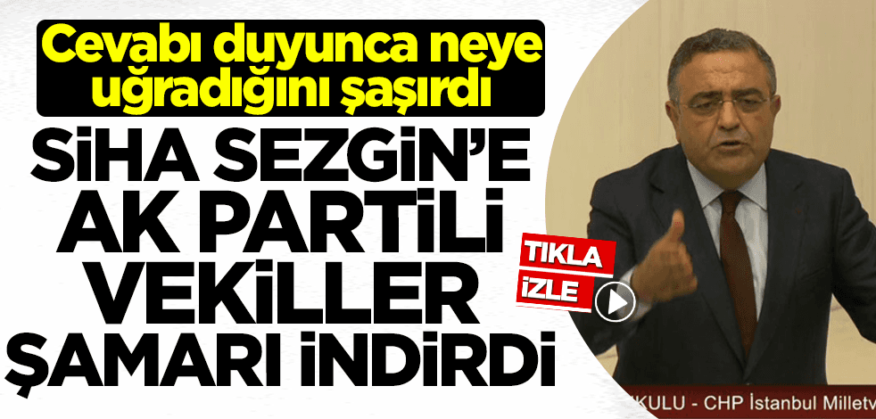SİHA Sezgin'e AK Partili vekiller şamarı indirdi! Cevabı duyunca neye uğradığını şaşırdı