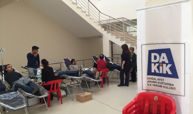 Siirt Üniversitesi'nde kan bağışı