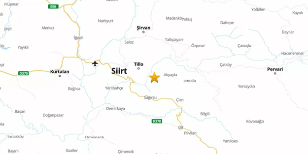 Siirt'te deprem