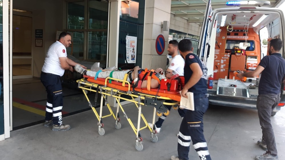 Siirt’te inşaattan düşen işçi yaralandı 