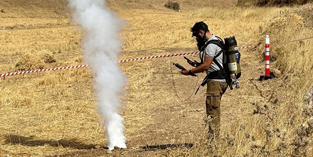 Siirt’te karbondioksit gaz hattında sızıntı