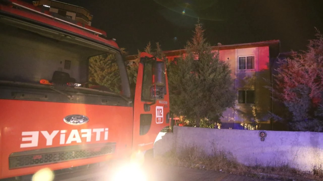 Siirt'te lojmanda korkutan yangın