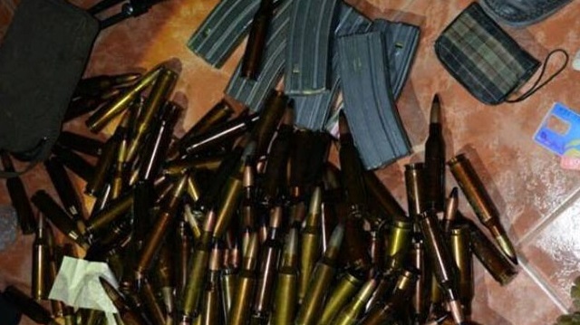 Siirt'te PKK'ya ait cephanelik bulundu