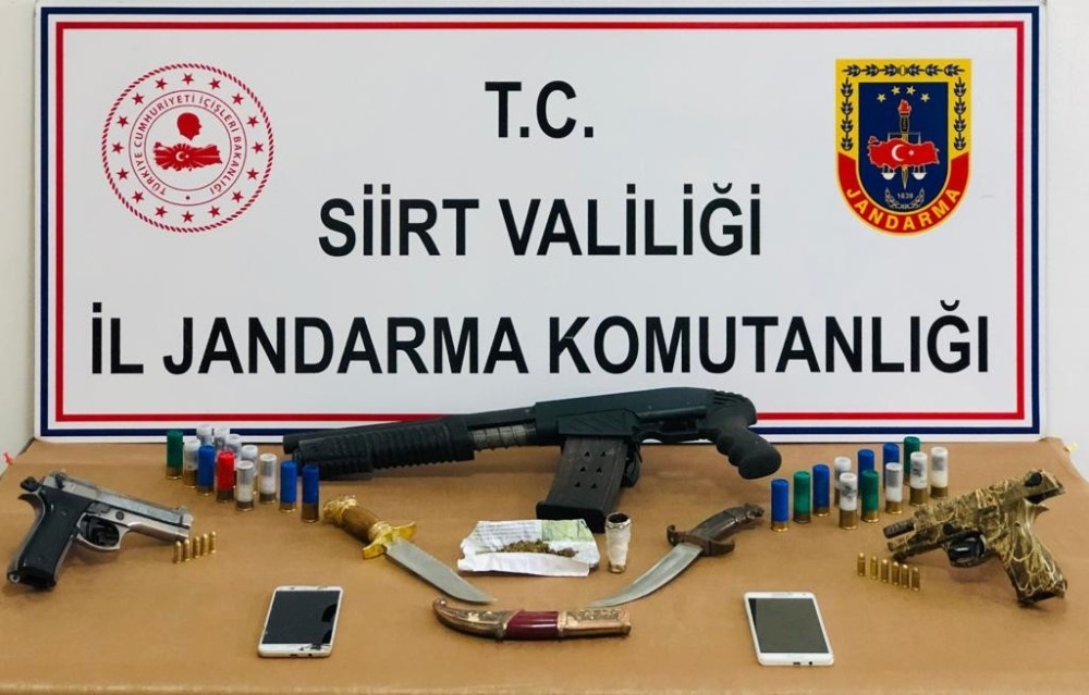 Siirt’te silah kaçakçılığı operasyonu 