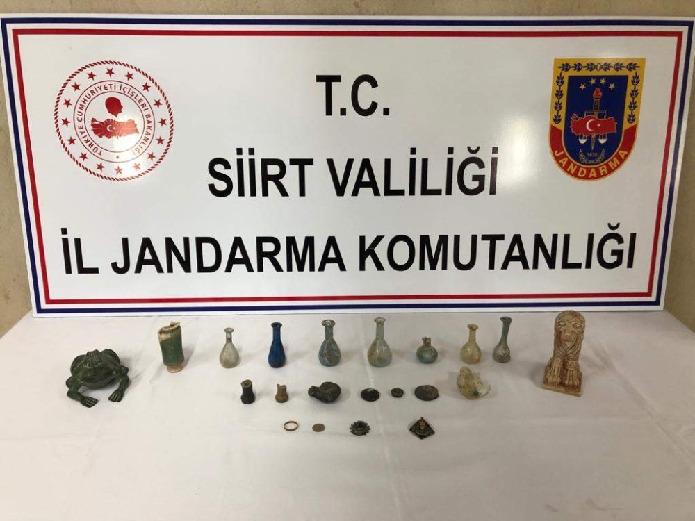 Siirt’te tarihi eser operasyonu 