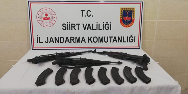 Terör örgütü PKK'ya ait mühimmat ele geçirildi