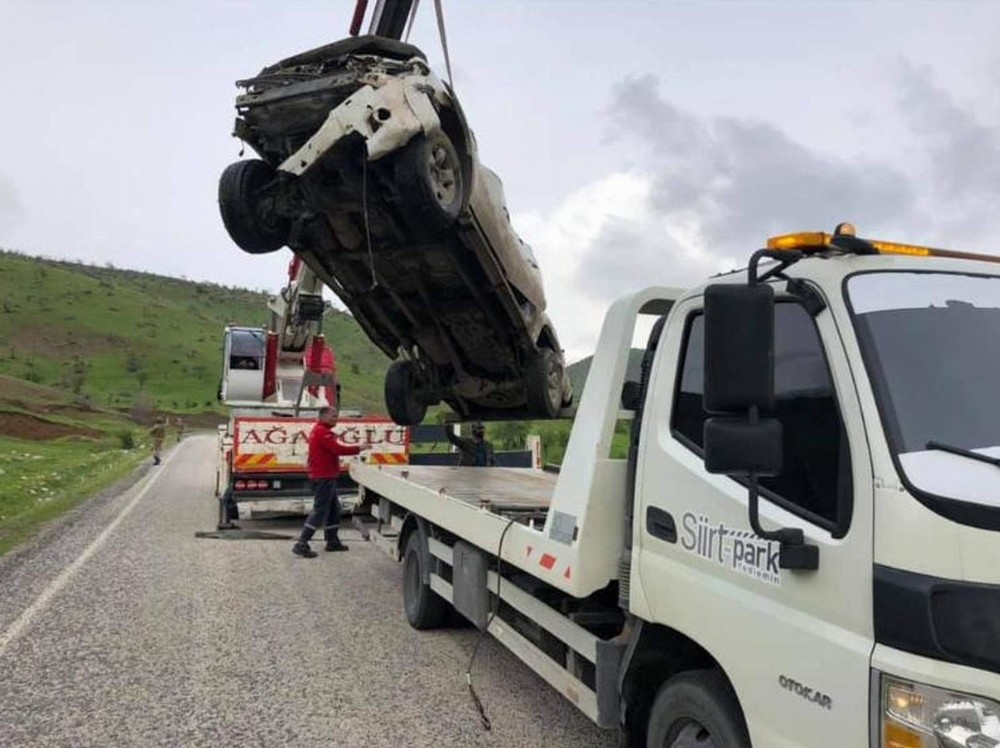 Siirt’te trafik kazası: 2 yaralı 