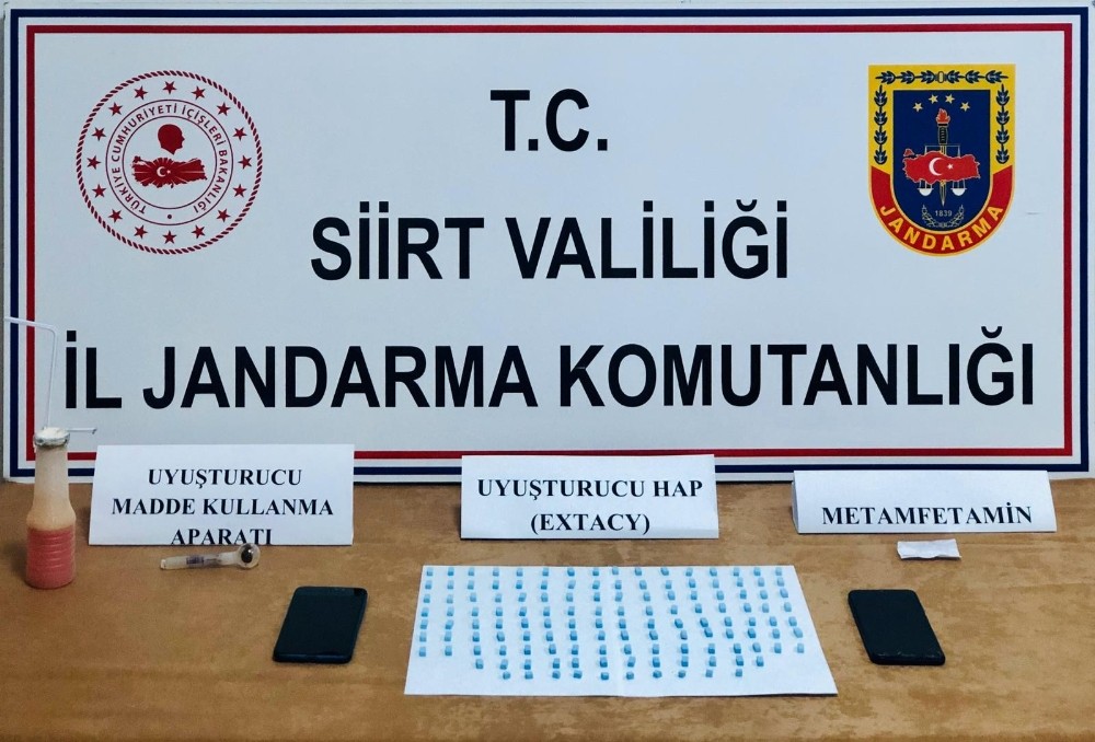 Siirt’te uyuşturucu madde ele geçirildi 