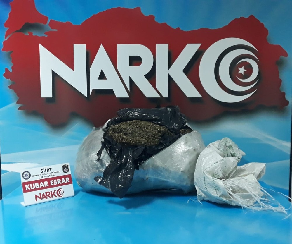 Siirt’te uyuşturucu operasyonu 