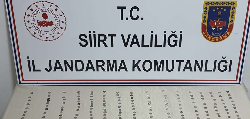Siirt'te yüzlerce tarihi sikke ele geçir