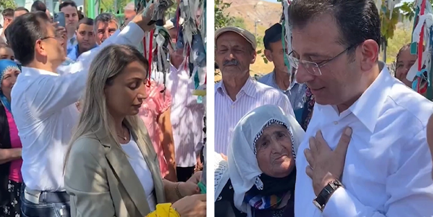 Şık değil şirk! İmamoğlu genel başkan olmak için çaput bağladı!