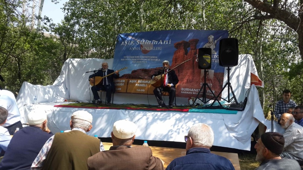 Âşık Sümmani Narman’da anılıyor 