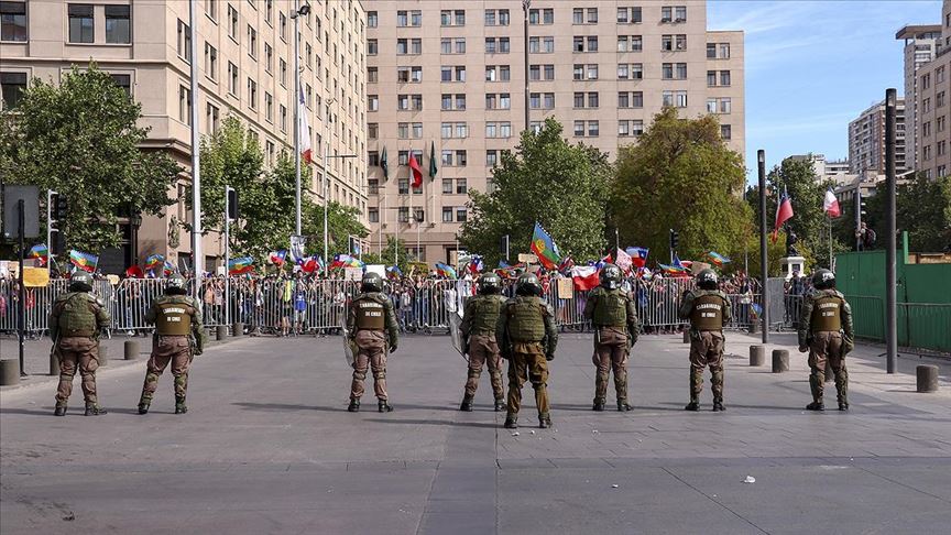 Şili'de gösterilere katılım büyük oranda azaldı