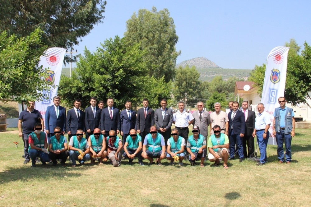 Silifke’de Denetimli Serbestlikten temiz çevre projesi 