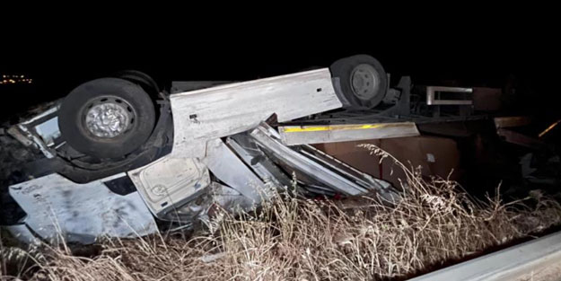 Silivri TEM Otoyolu'nda feci kaza