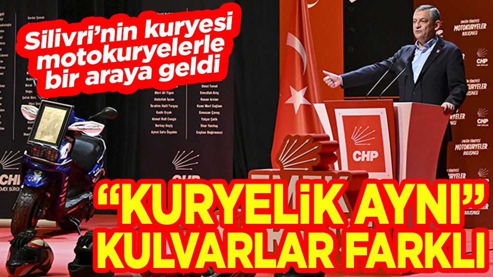 Silivri’nin kuryesi motokuryelerle bir araya geldi. Kuryelik aynı kulvarlar farklı!