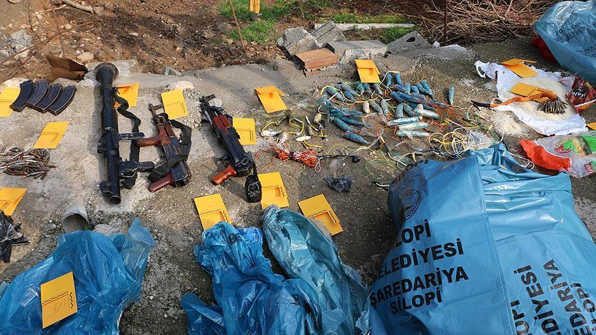 Silopi'de çok sayıda mühimmat ele geçirildi