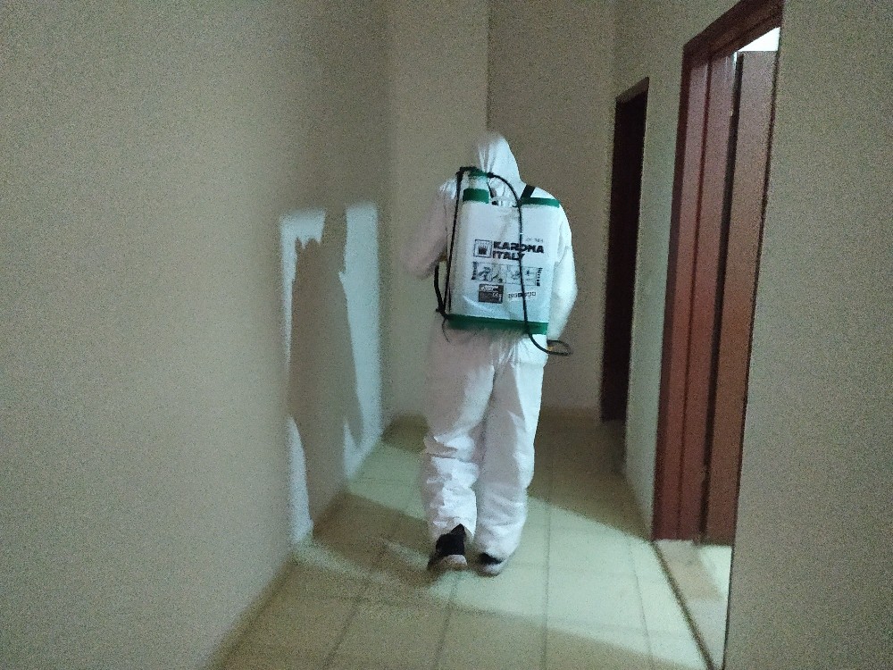 Silvan’da dezenfekte çalışması sürüyor 