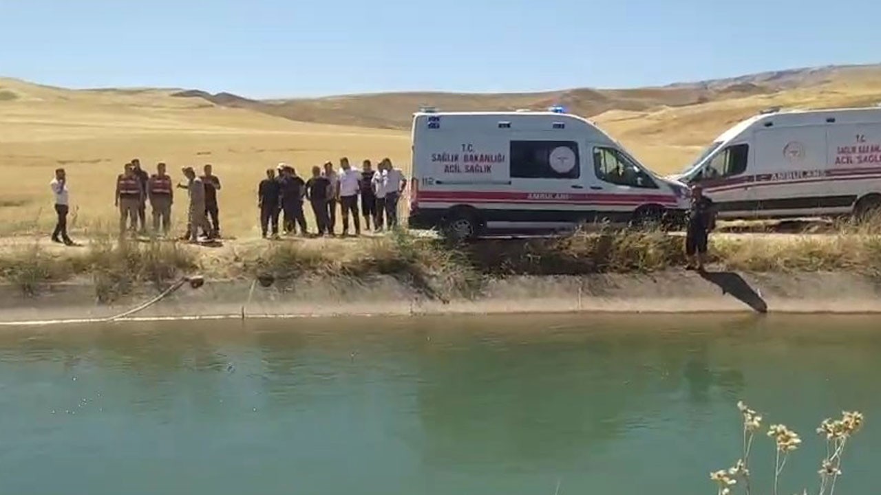 Silvan’da korkunç olay! Sulama kanalına düştü