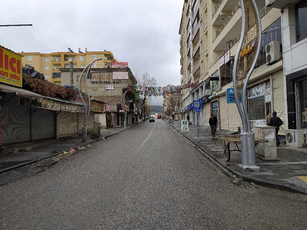 Silvan’da korona virüs sessizliği 