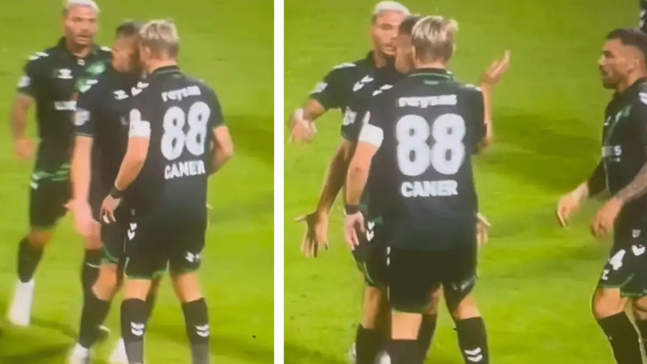 Şımarık Caner Erkin'den büyük rezalet! Sahanın ortasında yaptığına bakın