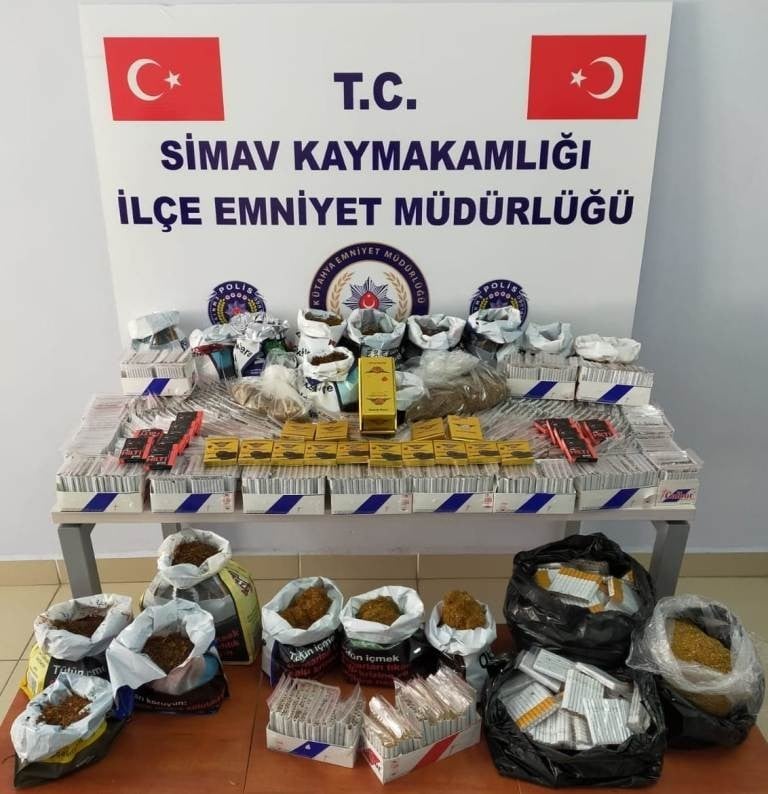 Simav’da kaçak tütün denetimi 