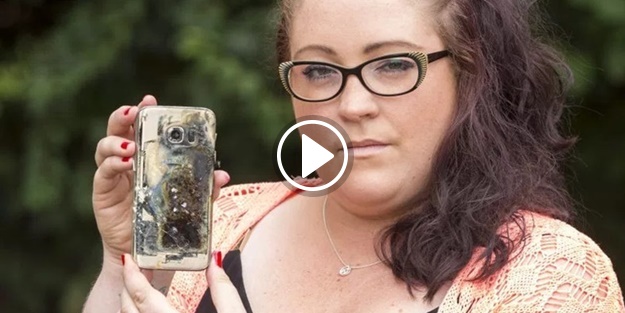 Şimdi de Galaxy S7 patladı!