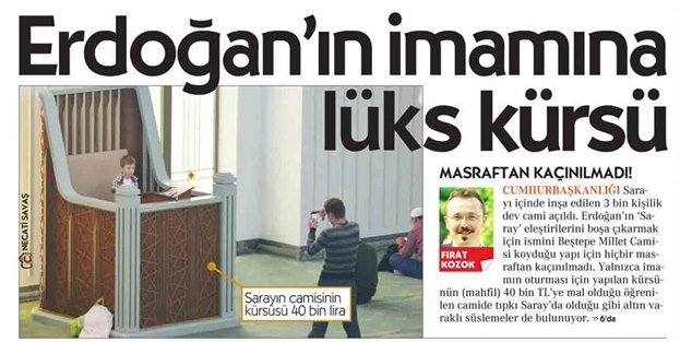 Şimdi de kürsü üzerinden iftira attılar!